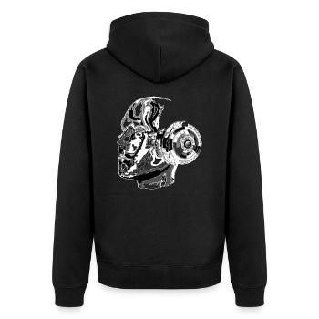 Artificial Intelligence A.I., Robots - Unisex Premium Organic Zip Hoodie - black - Back - Nico (187cm)