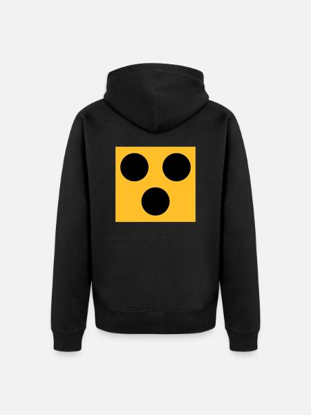 blind - Unisex Premium Bio Zip Hoodie - Schwarz