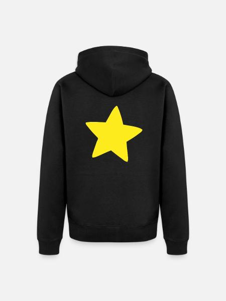 Steven Universe Star - Unisex Premium Bio Zip Hoodie - Schwarz