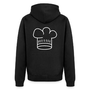 Toque - Veste à capuche bio Premium Unisexe - noir - Dos - Nico (187cm)