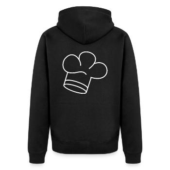 Toque - Veste à capuche bio Premium Unisexe - noir - Dos - Nico (187cm)
