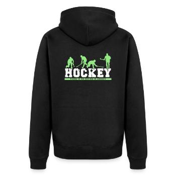 Hockey sur gazon Hockey Club de hockey Saison de hockey - Veste à capuche bio Premium Unisexe - noir - Dos - Nico (187cm)