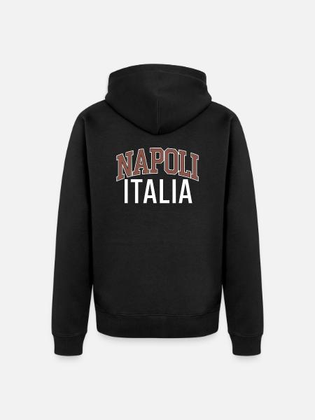 Napoli - Italia - Unisex Premium Organic Zip Hoodie - black
