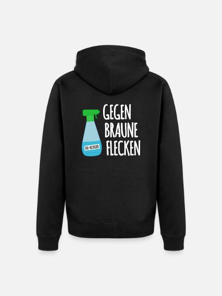 Rechtizid - Unisex Premium Bio Zip Hoodie - Schwarz
