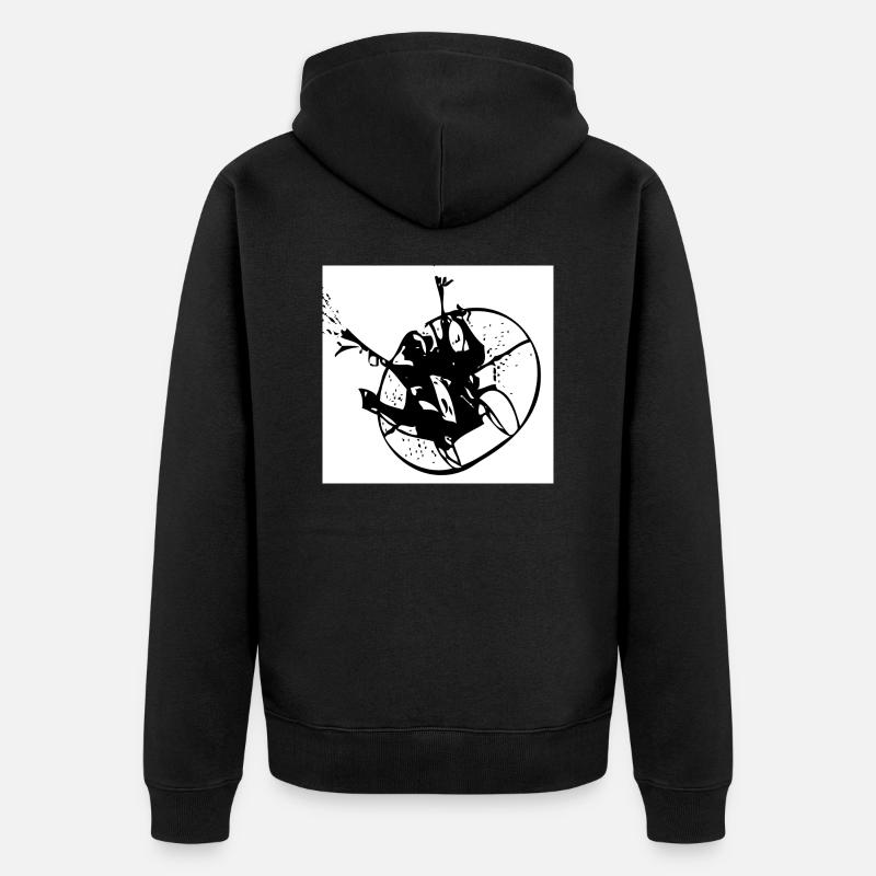 PARAMOTEUR - Veste à capuche bio Premium Unisexe - noir