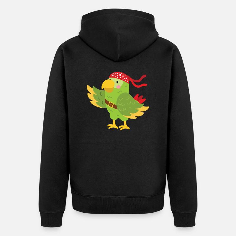 Pirat Pergei - Veste à capuche bio Premium Unisexe - noir