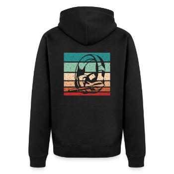 Jeu Écouter Gaming Gamer Cadeau Joueur Joueur - Veste à capuche bio Premium Unisexe - noir - Dos - Nico (187cm)