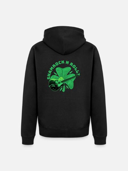 trèfle n roll - Veste à capuche bio Premium Unisexe - noir