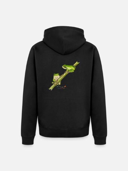 Rainette - Veste à capuche bio Premium Unisexe - noir