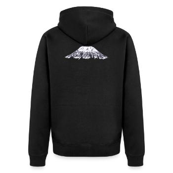 Kilimandjaro montagne Afrique cadeau - Veste à capuche bio Premium Unisexe - noir - Dos - Nico (187cm)
