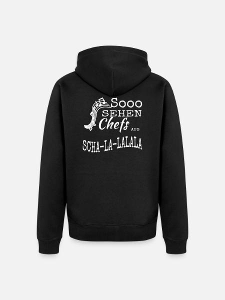 Chef - Unisex Premium Bio Zip Hoodie - Schwarz