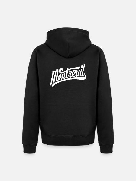 Montreuil - Veste à capuche bio Premium Unisexe - noir