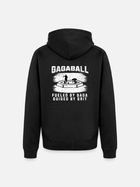 Gagaball - Unisex Premium Bio Zip Hoodie - Schwarz