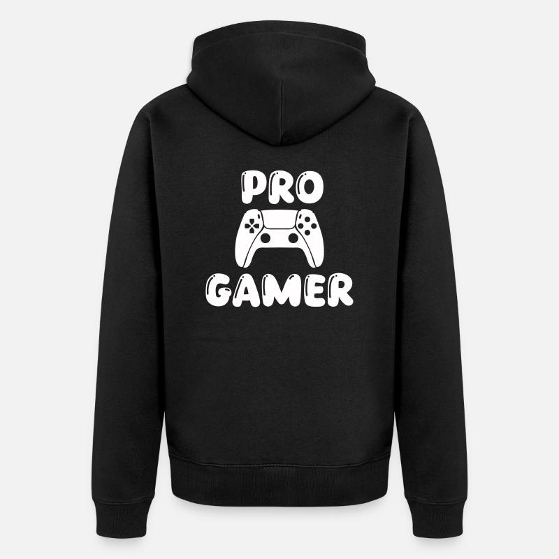Joueur professionnel - Veste à capuche bio Premium Unisexe - noir