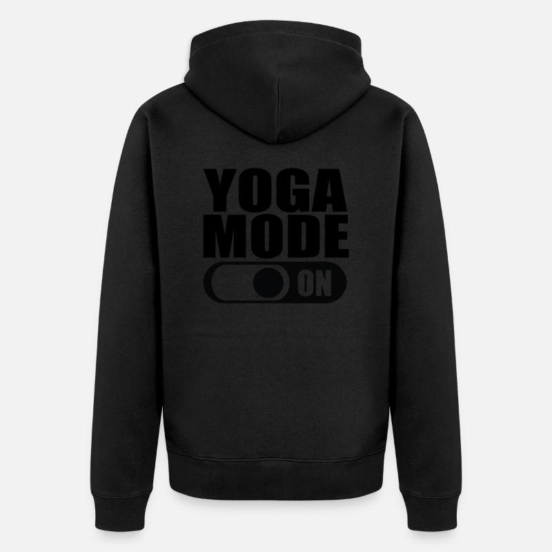 Yoga Méditation Spa Namaste - Veste à capuche bio Premium Unisexe - noir