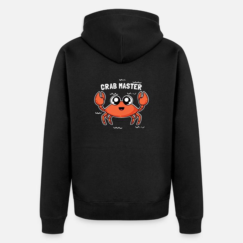 Ébullition des écrevisses - Veste à capuche bio Premium Unisexe - noir