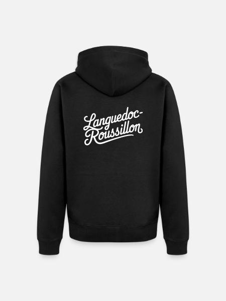 Languedoc-Roussillon - Veste à capuche bio Premium Unisexe - noir