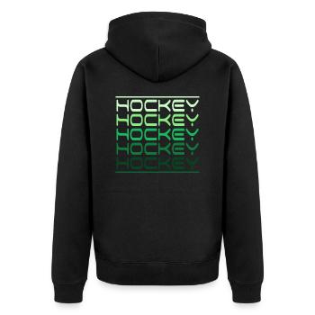 Hockey Hockey sur gazon Club de hockey - Veste à capuche bio Premium Unisexe - noir - Dos - Nico (187cm)