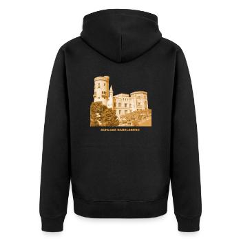 Babelsberg Palace Potsdam Brandenburg Museum - Unisex Premium Organic Zip Hoodie - black - Back - Nico (187cm)