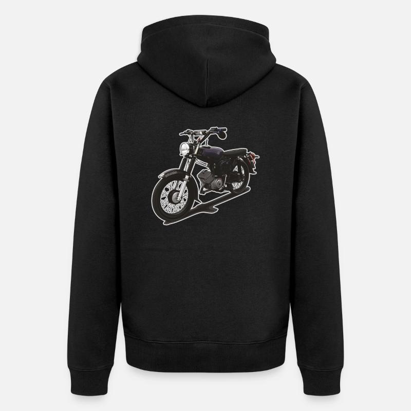 S51 // Illustration - Veste à capuche bio Premium Unisexe - noir