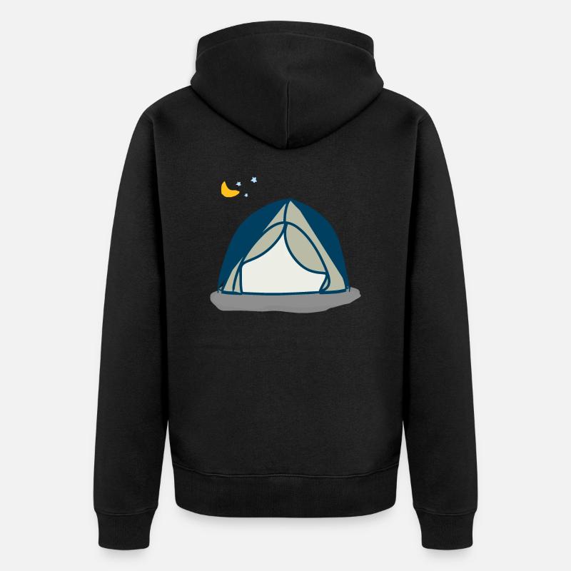 Camping 2 - Veste à capuche bio Premium Unisexe - noir