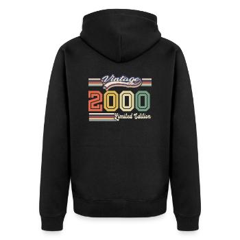 Cadeau D'anniversaire 2000 Génial Depuis 2000 vint - Veste à capuche bio Premium Unisexe - noir - Dos - Nico (187cm)