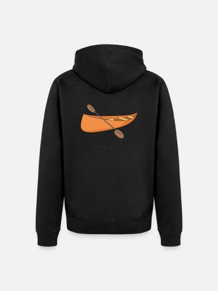 canoë - Veste à capuche bio Premium Unisexe - noir
