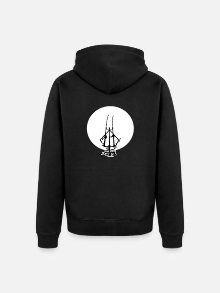 Carpe pêcheur carpe pêche carpe pêcheur carpe - Veste à capuche bio Premium Unisexe - noir