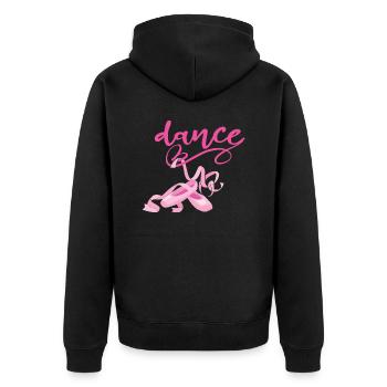 Ballet Dancer Dance Ballerina Sport Girl Femme - Veste à capuche bio Premium Unisexe - noir - Dos - Nico (187cm)