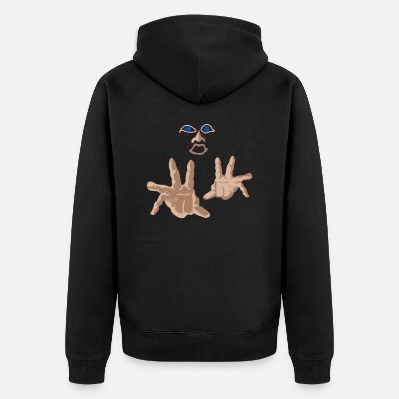 Hypnotiseur - Veste à capuche bio Premium Unisexe - noir
