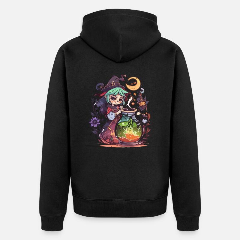 Breuvage de sorcières - Veste à capuche bio Premium Unisexe - noir