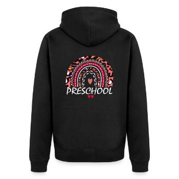 Cadeau de l’escouade préscolaire Boho - Veste à capuche bio Premium Unisexe - noir - Dos - Nico (187cm)