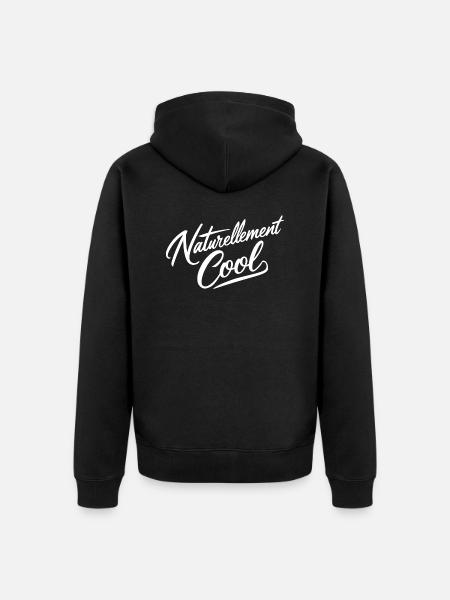 Naturellement cool - Veste à capuche bio Premium Unisexe - noir