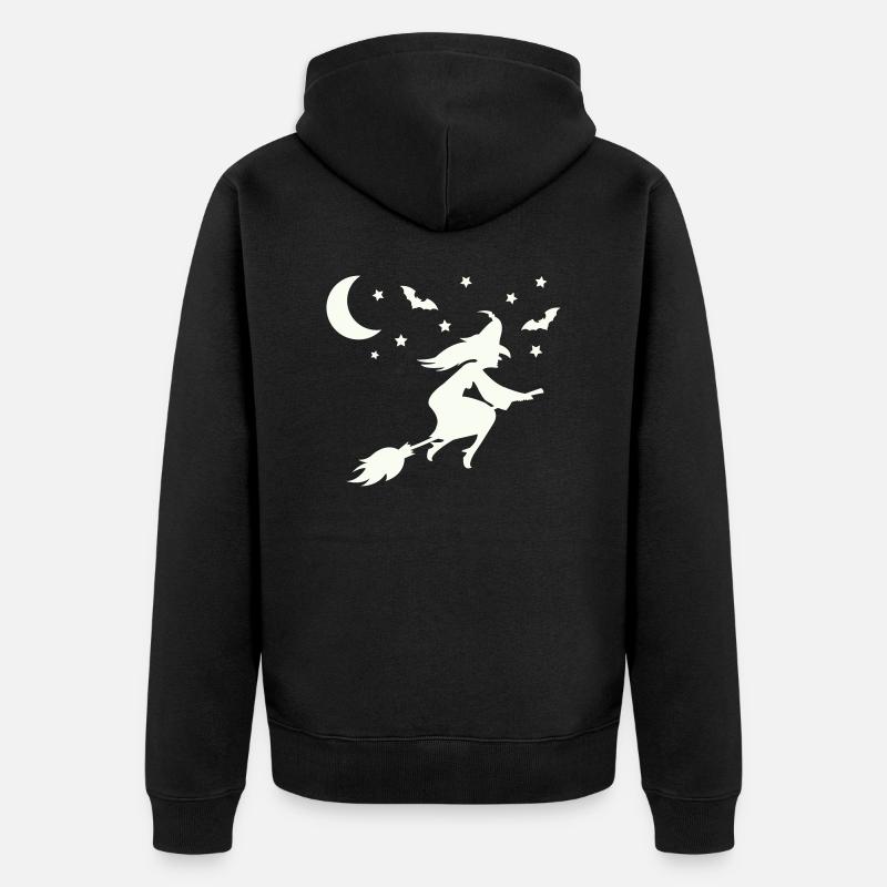 Sorcière - Veste à capuche bio Premium Unisexe - noir