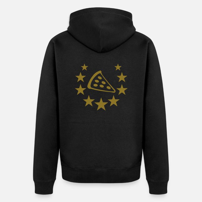 pizza deluxe - Veste à capuche bio Premium Unisexe - noir