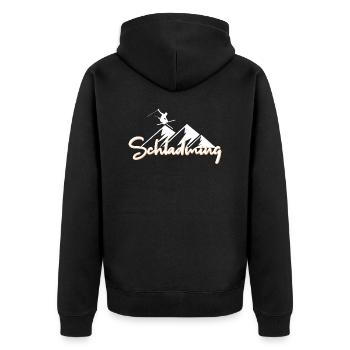 Schladming - Veste à capuche bio Premium Unisexe - noir - Dos - Nico (187cm)