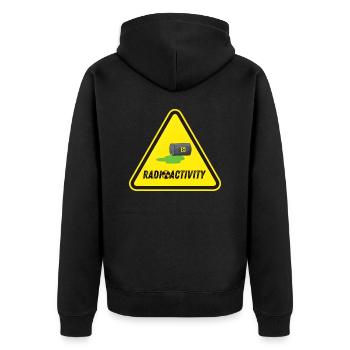 Radioactivity - Veste à capuche bio Premium Unisexe - noir - Dos - Nico (187cm)