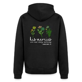 Church Religion Catholic Catholic Jesus Christ - Unisex Premium Organic Zip Hoodie - black - Back - Nico (187cm)