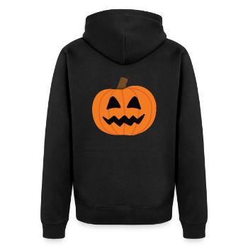 Citrouille - Veste à capuche bio Premium Unisexe - noir - Dos - Nico (187cm)