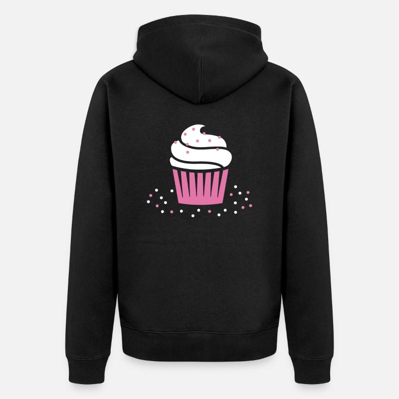 Cupcake - Veste à capuche bio Premium Unisexe - noir