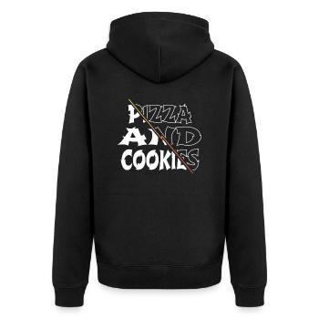 humor chef funny tshirts bake bakery teach awesome - Unisex Premium Organic Zip Hoodie - black - Back - Nico (187cm)