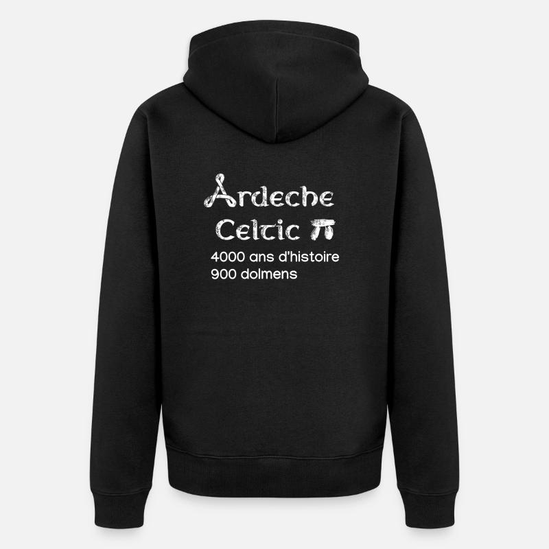 Ardeche celtic 3 - Veste à capuche bio Premium Unisexe - noir