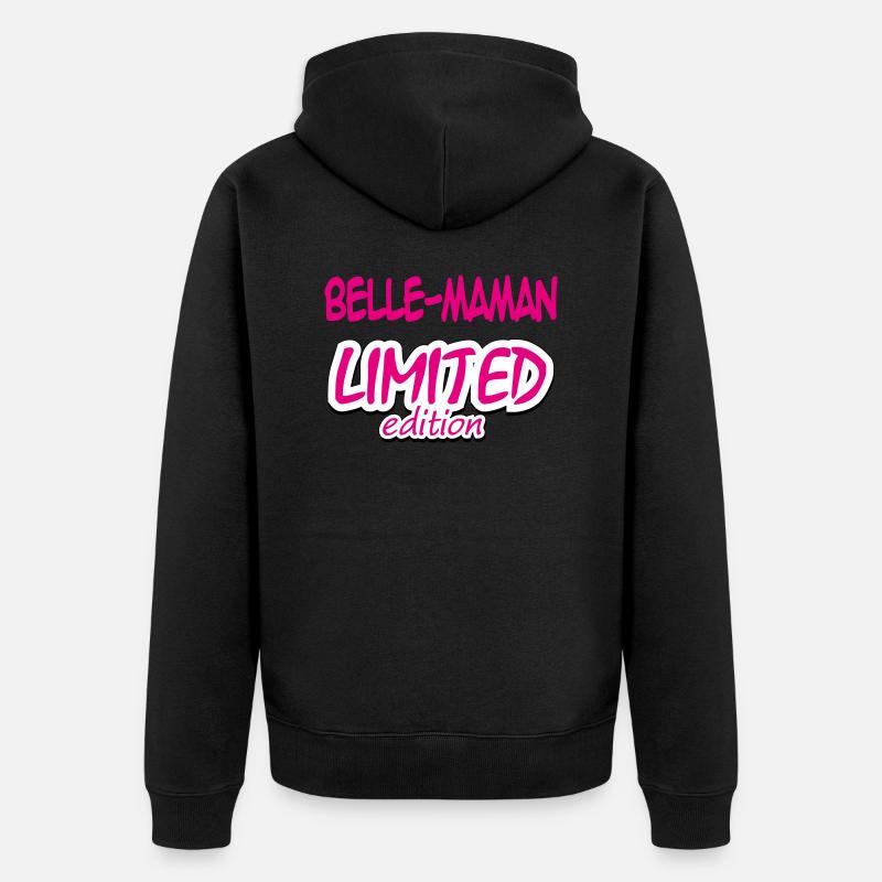 BELLE MAMAN LIMITED EDITION - Veste à capuche bio Premium Unisexe - noir