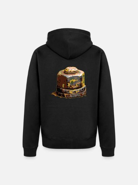 Schraube Mutter No 1 - Unisex Premium Bio Zip Hoodie - Schwarz