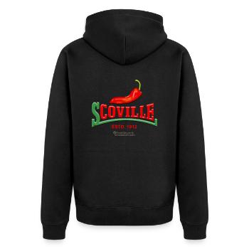 Chili Design Scoville - Veste à capuche bio Premium Unisexe - noir - Dos - Nico (187cm)
