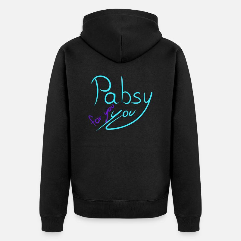 Pabsy Vous - Veste à capuche bio Premium Unisexe - noir