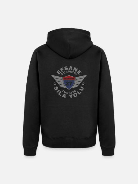 Gaziantep - Unisex Premium Bio Zip Hoodie - Schwarz