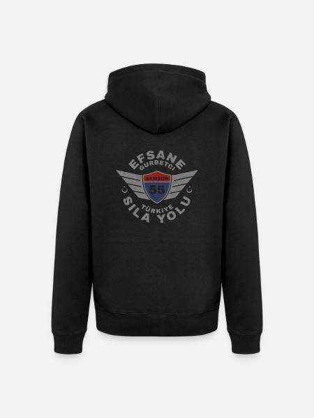 Samsun - Unisex Premium Organic Zip Hoodie - black