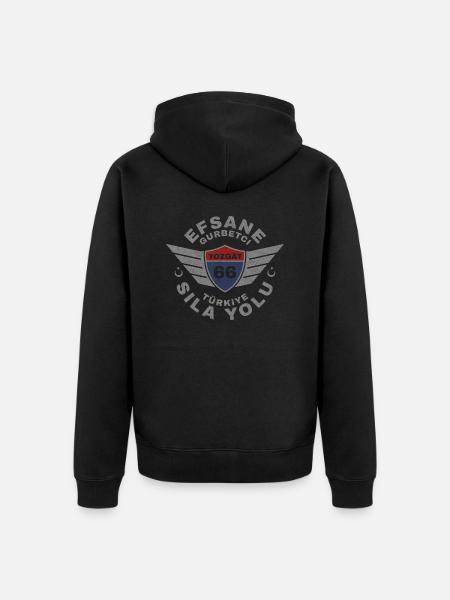 Yang - Veste à capuche bio Premium Unisexe - noir