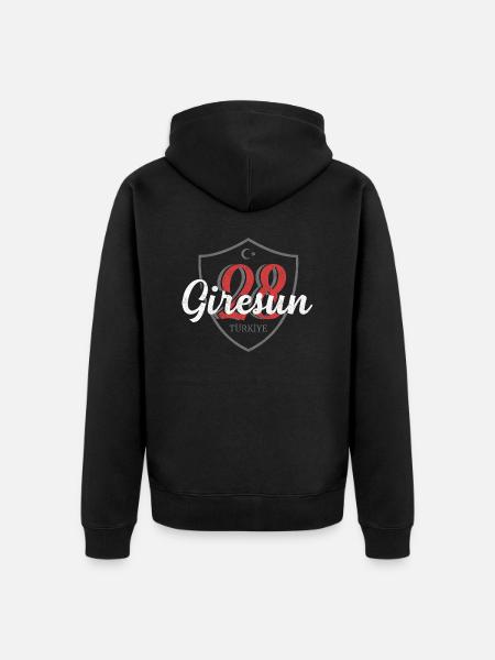 Giresun - Unisex Premium Organic Zip Hoodie - black
